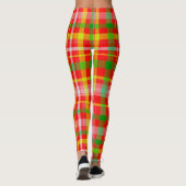 De rode Gele Roze en Groene Leggings van het (Achterkant)