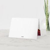 De Rode Geode van Glam met Goud | prettige Feestdagen Kaart (Achterkant)