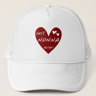De rode giften van de T-shirts Nonna van het Hart Trucker Pet
