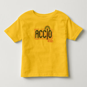 De rode Grafische Werktijd van het Art deco ACCIO Kinder Shirts
