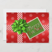 De rode, Groene, Witte Gestreepte Kaart van de (Voorkant)