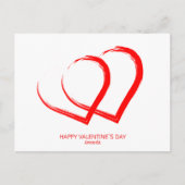 De Rode Harten van de Dag van de Valentijn zijn el Feestdagenkaart (Voorkant)