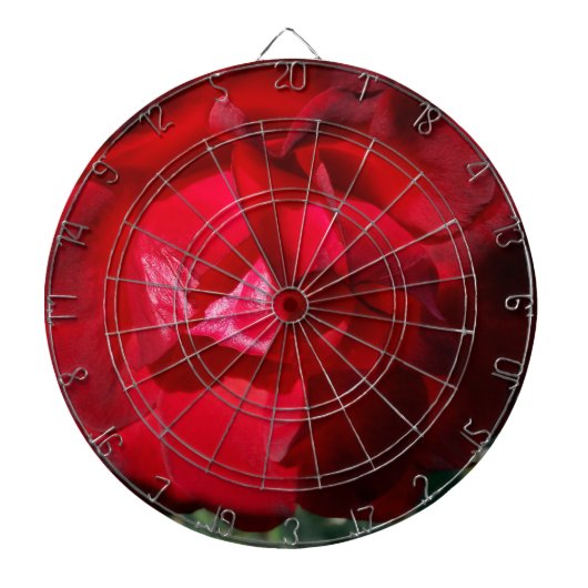 De rode herfst dartbord (Voorkant)