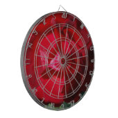 De rode herfst dartbord (Voorkant Links)