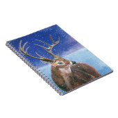 De rode herten (Cervus elaphus) Notitieboek (Rechterzijde)