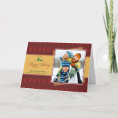 (De rode) Kaart van Argyle van de winter prettige (Voorkant)