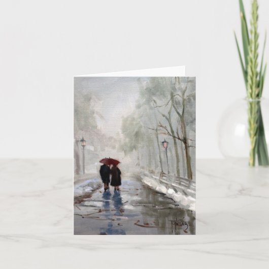 De rode Kaart van de Nota van de Paraplu (Voorkant)