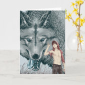 DE RODE KAART VAN GROETEN (Gele Bloem)