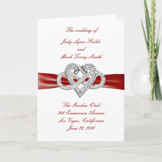 De rode Kaart van het Programma van het Hart van (Voorkant)