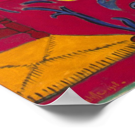 De rode kamer van Matisse Poster (Hoek)