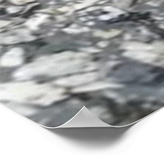 De rode kantoor zoomachtergrond van het blad"- poster (Hoek)