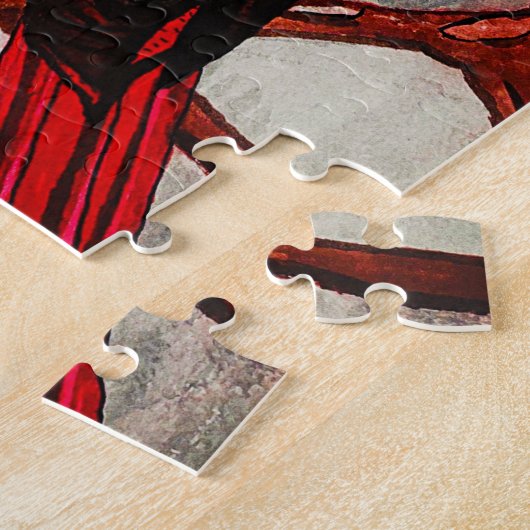 DE RODE KARDINAAL LEGPUZZEL (Zijkant)