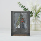 De Rode Kerchief | Claude Monet Briefkaart (Staand voorkant)