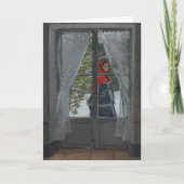 De Rode Kerchief | Claude Monet Kaart (Voorkant)