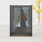 De Rode Kerchief | Claude Monet Kaart (Gele Bloem)