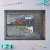 De Rode Kerchief, Madame Monet van Claude Monet Tissuepapier (Craft)