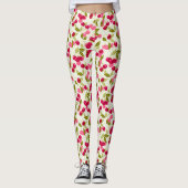 De rode kersen. leggings (Voorkant)