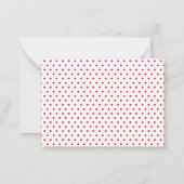 de rode kerstfoto ' s van sme 2 collage notitiekaartje (Achterkant)