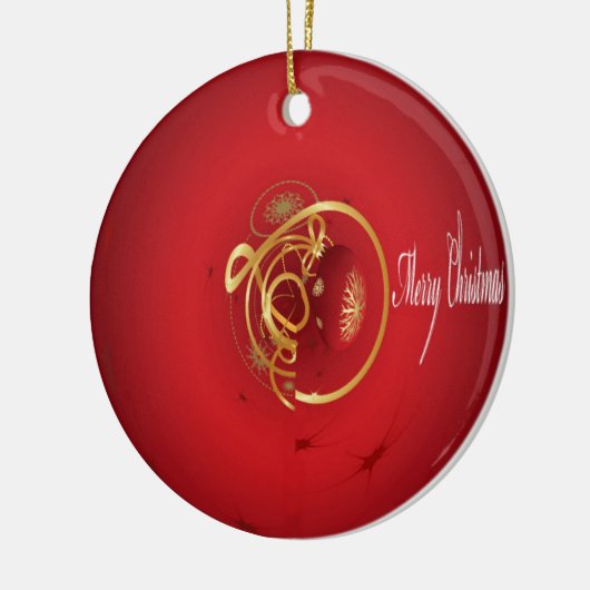 De rode kersttaartjes hebben een verlichte fijne d keramisch ornament (Links)