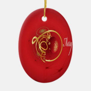 De rode kersttaartjes hebben een verlichte fijne d keramisch ornament