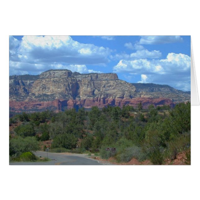 De Rode Klanten van Sedona-Kaart (Voorkant Horizontaal)