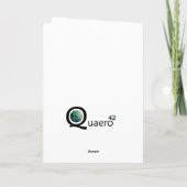 (De Rode) Klok van Kerstmis Feestdagen Kaart (Achterkant)