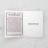 (De Rode) Klok van Kerstmis Feestdagen Kaart (Binnen)