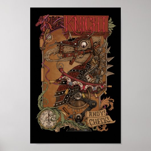 De Rode Knight Poster (Voorkant)