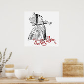 De Rode Koningin Poster (Keuken)