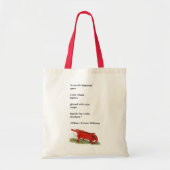 "De rode kruiwagen" Tote Bag (Voorkant)