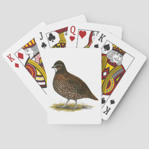 De Rode Kwartels van Tennessee Speelkaarten