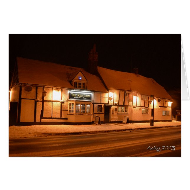 De Rode Leeuw - Winter (Voorkant Horizontaal)