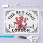 De Rode Leon - Pub-teken Tissuepapier (Craft)