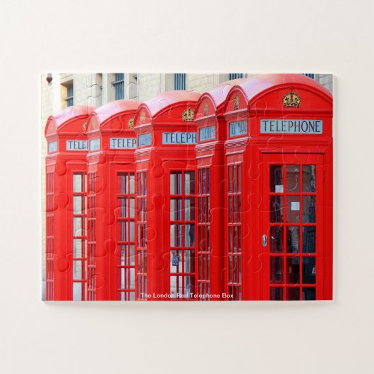 De Rode Londense Telefooncel Legpuzzel (Horizontaal)