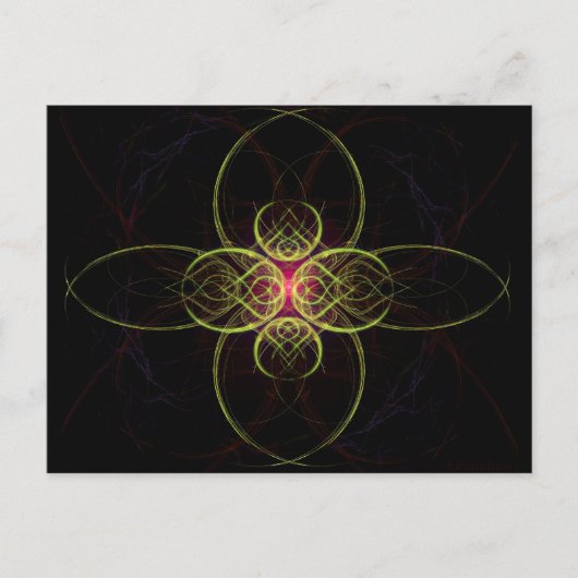 De Rode Medallion van Alexandra Cook van Linandara Briefkaart (Voorkant)