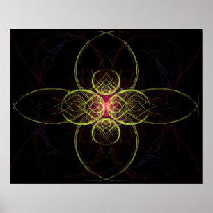 De Rode Medallion van Alexandra Cook van Linandara Poster