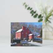 De Rode Mill II Briefkaart (Staand voorkant)