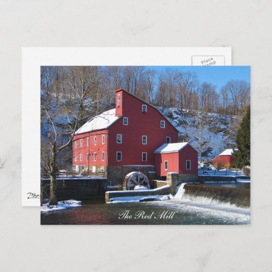 De Rode Mill II Briefkaart (Voorkant / Achterkant)