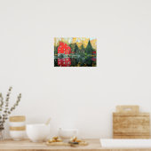 De Rode Mill in Clinton, New Jersey Poster (Keuken)