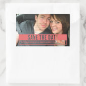 De rode Moderne Besnoeiing sparen de Stickers van (Tas)