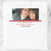 De Rode Moderne Foto bewaart de Stickers van de Da (Tas)