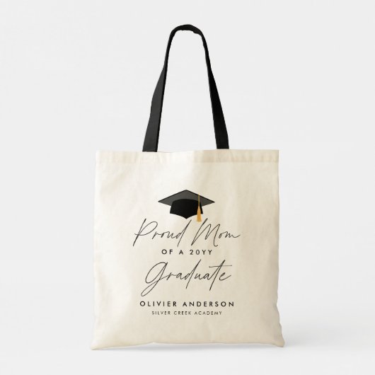 De rode moeder van een klasse van 20YY afstuderen  Tote Bag (Achterkant)
