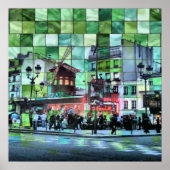 de rode molen poster (Voorkant)