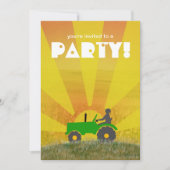 De Rode of Groene Uitnodiging van de Partij van de (Voorkant)