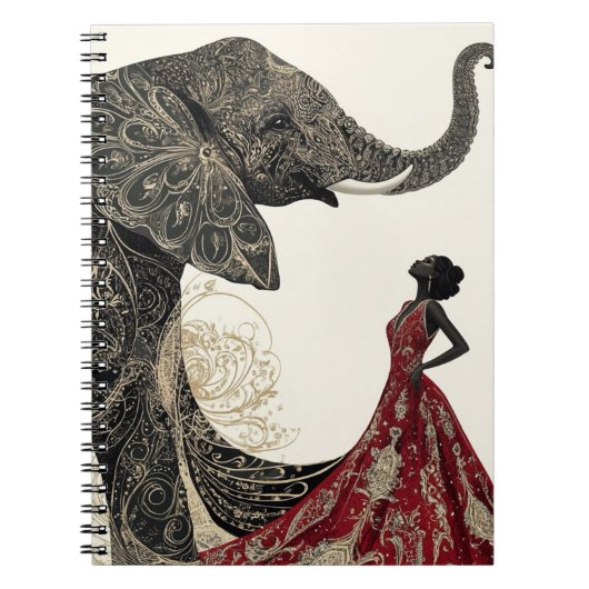 De rode olifant editie10 notitieboek (Voorkant)