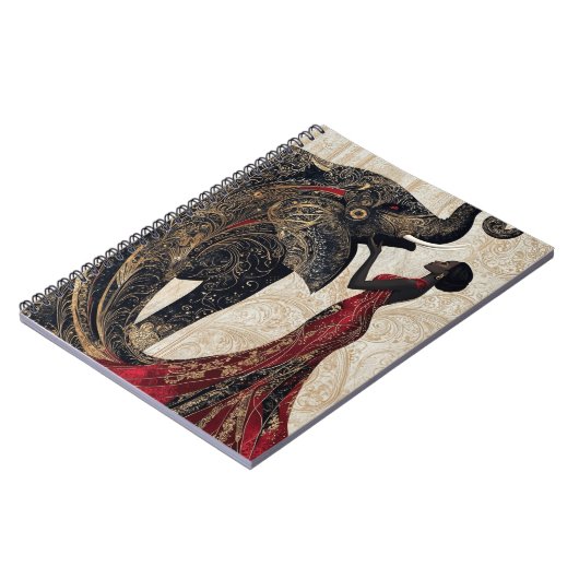 De rode olifant editie 1 notitieboek (Linkerzijde)