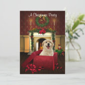 De rode Onderhavige Uitnodigingen van de Partij (Staand voorkant)