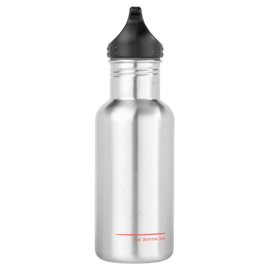 De rode onderste lijn waterfles  (Rechts)