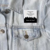 De rode Ouder van Afstuderen Button om aan te pass (In situ)