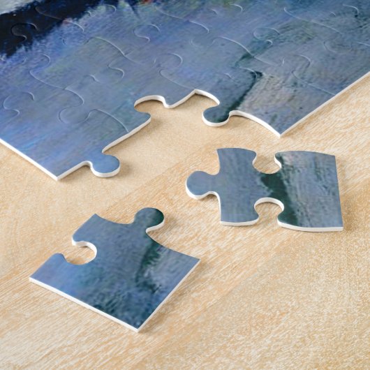 De Rode Paarden van Franz Marc Legpuzzel (Zijkant)